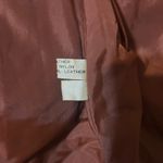 Vintage I Leather Trench Coat burgundy size 11 Photo 4