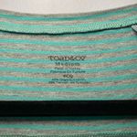 Toad & Co Blue Gray Stripe 3/4 Sleeve Pullover Top Women's size Medium Photo 2