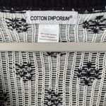 Cotton Emporium  Christmas Sweater Cardigan Festive Black and Red Size Large Photo 2