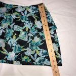 Zelos Size Small Tennis Skirt Skort Black Blue Floral Ruffle Layered Active Photo 7