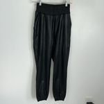 Commando  Faux Leather Smocked Waist Joggers Photo 4