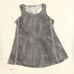 Nike  dri fit workout tank black gray white speckled size medium tennis golf Photo 0