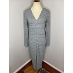 New Hatch Maternity The Harper Cardigan Dress Pearl Grey Space Dye 2 (Medium) Gray Size undefined Photo 1