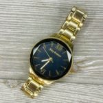 Juicy Couture  Watch Bracelet Women Gold Tone Black Dial Faceted Crystal face Photo 1