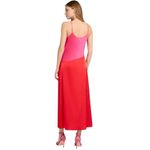 Sugar Lips NWT Colorblock Satin Midi Dress Photo 2
