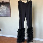 House Of CB  Nicolette‎ Black Trimmed Trousers NWOT black size L NWOT. $239 Photo 5