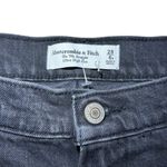 Abercrombie & Fitch Abercrombie & Fitch The 90’s Straight Ultra High Rise Jeans Black Size 28/6r Photo 5