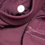 Lululemon Wunder Under Crop High-Rise *Flocked 21" Dark Adobe Burgundy Size 4 Photo 5