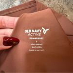 Old Navy  Light Support PowerSoft Longline Sports Bra Date Palm Size Large Photo 6