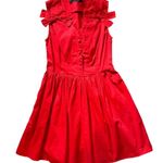Walter Baker Red Bow Sleeveless A-Line Dress Photo 1