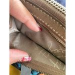 Fossil  Fifty Four Collection Embossed Leather Zip Around Accordion Clutch Wallet Photo 4