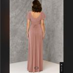 Azazie  MICAYLA Stretch
Dusty Rose A-Line Corset Luxe Knit Dress Photo 1
