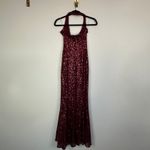 Babyboo NEW Odette Maxi Dress In Wine Cocktail Mermaid Gown Size Small Photo 7