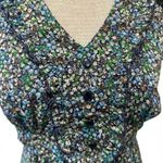 Route 66 Size 7/8 (small) vintage 1990s era ruffled v-neck cap sleeve empire waist knee length dress Photo 5