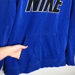 Nike Blue Logo Hoodie Sweatshirt Photo 5