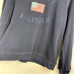 Tommy Hilfiger Y2K Crewneck Sweatshirt Sz Large Logo Flag Distressed Photo 9