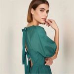 Peter Som  X RTR‎ Green Puff Sleeve Dress Size 10 Photo 8