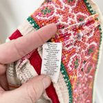 Free People [] Orange Boho Y2K Cable Knit Embroidered Striped Mini Dress Size 8 Photo 8