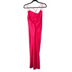 ZARA ‎ Satin Slip Midi Dress Hot Pink Viral XS Photo 2