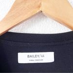 Bailey 44 Sleeveless Jersey Knitted Tie Knot Dress in Black Photo 2