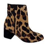 Schutz  Mery Leopard-Print Faux Fur Boots‎ NIB Size 5.5 B Photo 0