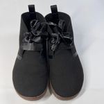 Vivobarefoot Gobi EcoSuede Desert Boots Women's 41 Black Cork Sole Minimal Shoes Size 10 Photo 2