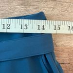 Boden Teal Blue High Waisted Belted Cropped Ankle Pants Women's Size 6 Photo 7