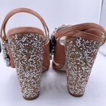 ASOS satin embellished bridal pointed toe block heels Size 5 Photo 8