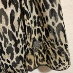 Unique spectrum  Leopard Print Sheer‎ Blouse Photo 4