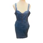 Rue 21  Sleeveless Overall Denim Dress Size Large Photo 12