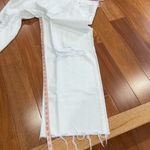 NWT MOTHER Women's Snacks! Double Dip Nerdy Chew Jeans size 33 White Photo 10