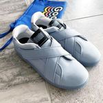 GOATS Criss Cross Velcro Strap Athleisure Shoes Blue Sneakers Size 9.5 NEW Photo 0