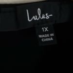 Lulus  Cocktail Hour Black Sleeveless Tulip Black Mini Dress Photo 4