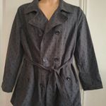 Relativity  XL Women's Double-Breasted Gray Coat Photo 3