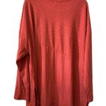MELLODAY  Womens Rose Soft Asymmetrical Rib Stretch Pullover Sweater Plus Size 3X Photo 2