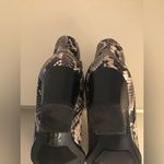 275 Central women snakeskin leather short boots US 6.5 Euro 37 Tan Photo 7