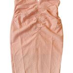 Mango Halter Tie Neck Gingham Checked Dress in Pink White | Size S NWT Photo 0