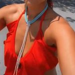 Amrita Singh Faceted Crystal Faux Leather Fringe Choker Photo 1