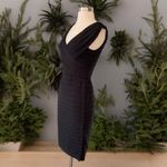 XScape  Joanna Chen Sleeveless Bandage Bodycon Pleated Sheath Dress Photo 2