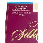 Hanes Silk Reflections Silky Sheer Control Top Pantyhose 717 Pearl Sz EF NEW NOS Photo 1