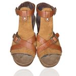 Dansko Suede Women's T Strap Ankle Sandal (40/9.5-10) Comfort Block Heel Photo 2