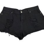 Pretty Little Thing  Ripped High Waisted Shorts, Size 10​​​​​​​​ Photo 0