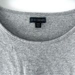 Coco + Carmen  Grey Long Sleeve Plaid Hem Blouse Photo 3