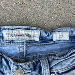 BKE Sabrina acid wash crop capri jeans stretch size 27 Photo 2