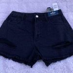 Hollister Ultra High Rise Relaxed Vintage Shorts 3" Black (Size 5) Photo 0