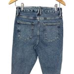 Good American  Good Waist Good Crop Jeans Distressed Medium Wash Size 6 Photo 9