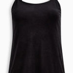 Torrid Black Velvet/Velour Camisole Sleep Tank Top Size 4 Elegant Adj Straps Photo 0