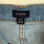 J.Crew Denim Cuff Shorts Size 33 Light Wash Casual Everyday Photo 6