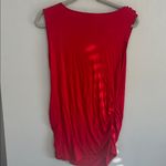 Alfani ‎ Red Draped Sleeveless Top Photo 4