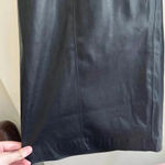 BLANK NYC  Faux Leather Wide Leg Pants, Black, Size Large Photo 6